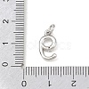 Brass Micro Pave Clear Cubic Zirconia Charms KK-P339-27P-09-3