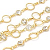 Rack Plating Brass Ring & Flat Round Link Chain CHC-H105-10G-1