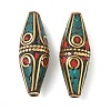 Handmade Tibetan Style Beads KK-Z157-09AG-01-1