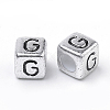 Plated Acrylic Beads X1-PB43C9308-G-01-2