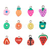 Kissitty Handmade Polymer Clay Charms CLAY-KS0001-01-1