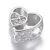 304 Stainless Steel European Beads STAS-O097-127B-1