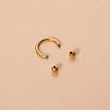G23 Titanium Circular/Horseshoe Barbell Nose Rings WGFD71D-09-1