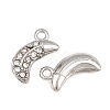 304 Stainless Steel Rhinestone Pendants RB-CBABFDA-06P-2