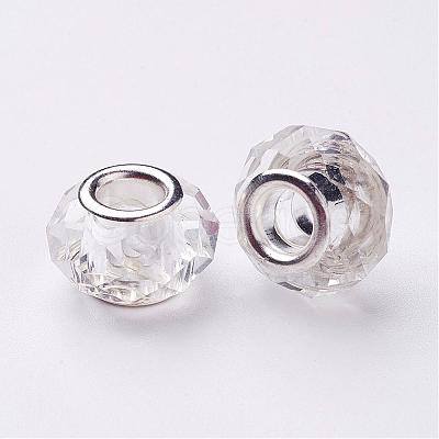 Handmade Glass European Beads GPDL25Y-1-1
