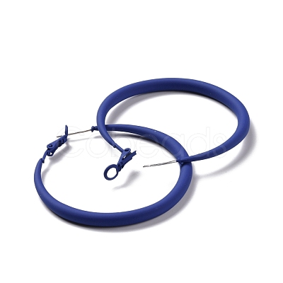 Alloy Big Hoop Earrings for Women EJEW-M201-01G-1