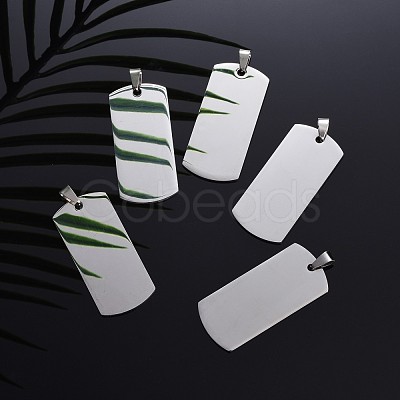 Tarnish Resistant 304 Stainless Steel Big Pendants STAS-I140-19B-S-1