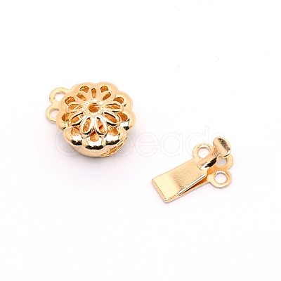 Brass Box Clasps KK-WH0034-69KCG-1