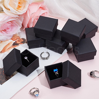 Kraft Cotton Filled Cardboard Paper Jewelry Gift Boxes CBOX-WH0003-01A-1