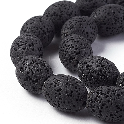 Natural Lava Rock Beads Strands G-F671-03B-11-1