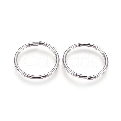 Tarnish Resistant 304 Stainless Steel Saw Cut Open Jump Rings STAS-P212-25P-01-1