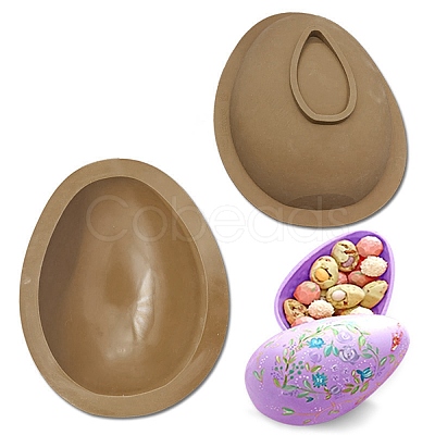 DIY Half Easter Surprise Eggs Food Grade Silicone Molds LS-DIY-E060-01D-1