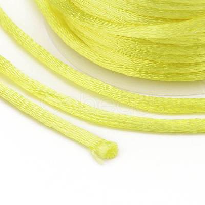 Nylon Satin Rattail Cords NWIR-L006-1mm-12-1