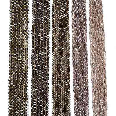 Electroplate Glass Beads Strands EGLA-A044-T6mm-A16-1
