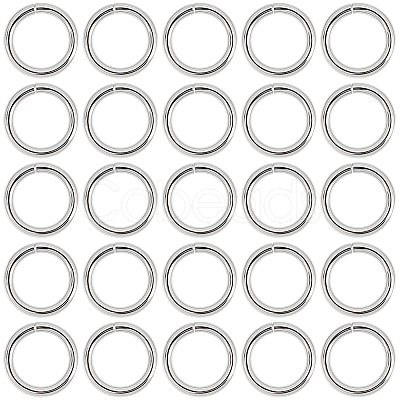 100Pcs 304 Stainless Steel Jump Rings STAS-CN0001-74-1