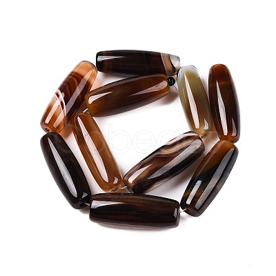 Natural Agate Dyed Beads Strands G-T138-230D-1