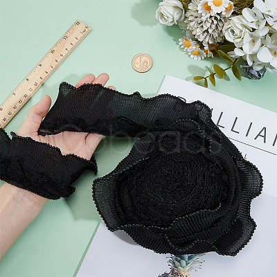 Chiffon Fabric Wrinkle Lace Ribbon OCOR-MA0001-60-1