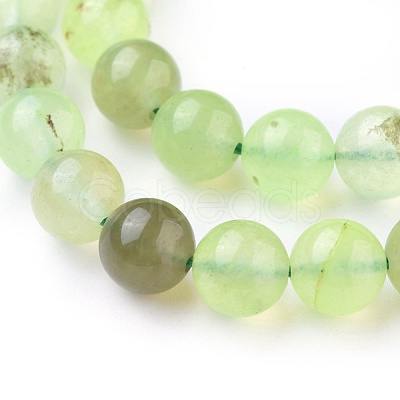 Natural Prehnite Beads Strands G-I250-01D-1