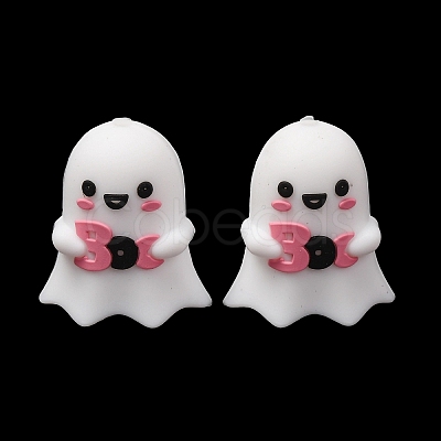 Halloween Silicone Focal Beads SL-CBADC51-02-1