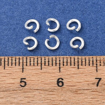 Brass Open Jump Rings KK-G604-08S-23-1