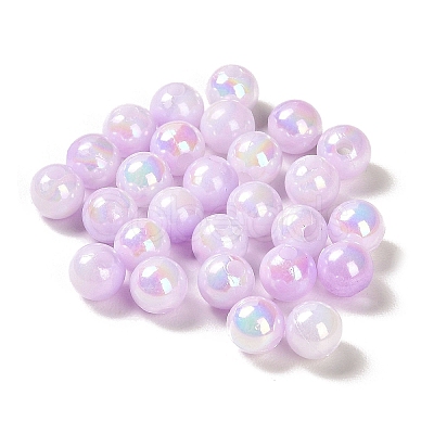 Opaque Acrylic Beads OACR-Z016-01B-03-1