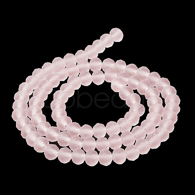Transparent Glass Beads Strands EGLA-A034-T8mm-MD22-1