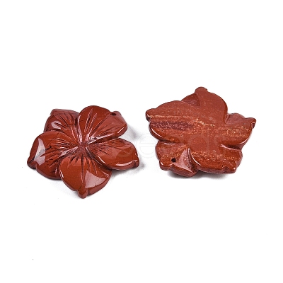 Natural Red Jasper Carved Pendants G-B097-01A-01-1