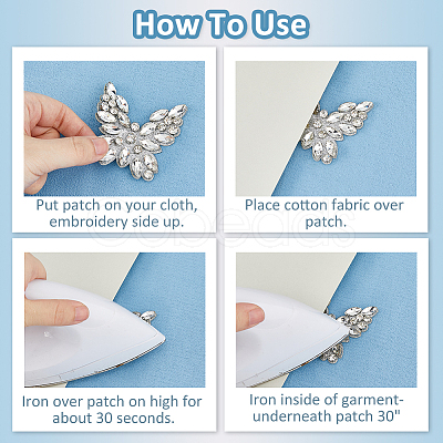 6pcs Glass Viscose Accessories Ornament Accesories DIY-FH0008-97-1