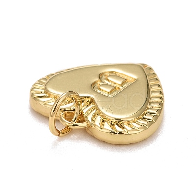 Rack Plating Golden Brass Pendants KK-E260-01G-B-1