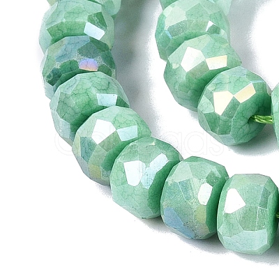 Anti-Tarnish Electroplate Glass Beads Strands GLAA-T025-10mm-11R-1