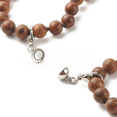 Buddhist Necklace NJEW-JN03847-1