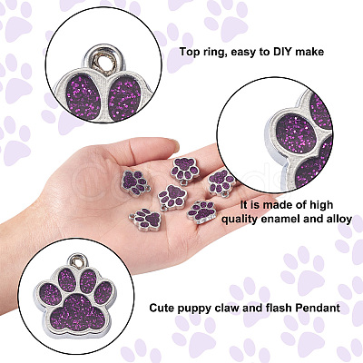 Alloy Enamel Charms ENAM-TAC0001-05H-1