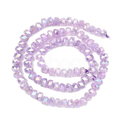 Imitation Jade Glass Beads Strands EGLA-F167-03A-04-1
