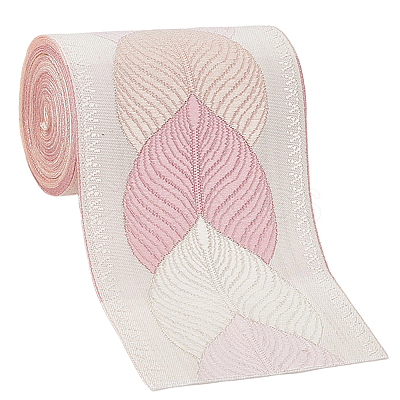 3M Polyester Jacquard Leaf Ribbon for Garment Accessories OCOR-CY0002-12E-1