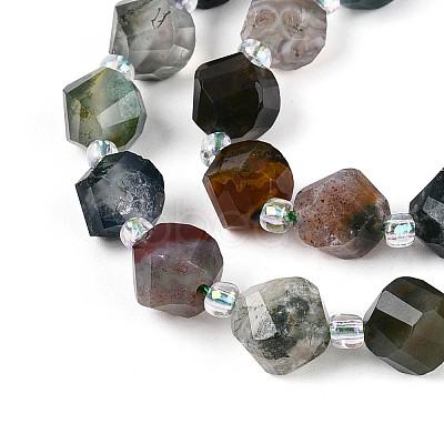 Natural Indian Agate Beads Strands G-T144-24A-05-1