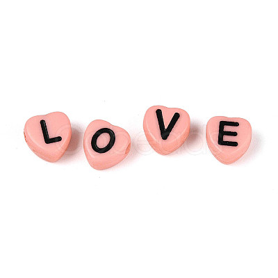 Opaque Acrylic Enamel Beads X-MACR-S273-37C-1