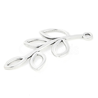 Tibetan Style Alloy Branch Pendants X-TIBEP-Q043-317-RS-1