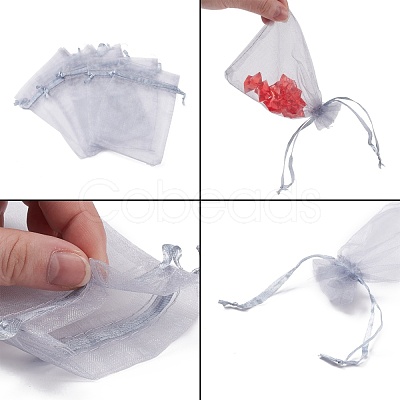 Organza Gift Bags with Drawstring OP-R016-9x12cm-05-1