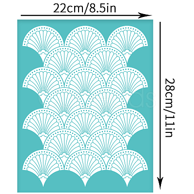 Self-Adhesive Silk Screen Printing Stencil DIY-WH0338-173-1