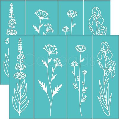 Self-Adhesive Silk Screen Printing Stencil DIY-WH0337-056-1