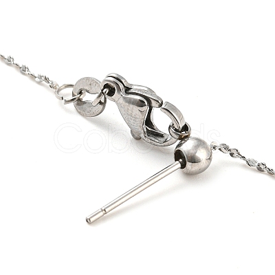 Non-Tarnish 304 Stainless Steel Add a Bead Adjustable Chains Bracelets for Women BJEW-M307-01B-P-1
