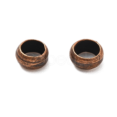 Brass Crimp Beads KK-S509-01RC-02-1