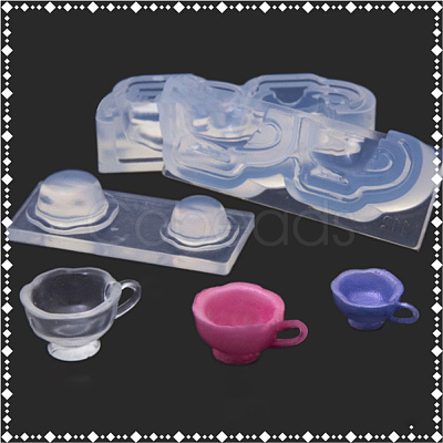 DIY 3D Miniature Cup Silicone Molds DIY-D053-01-1