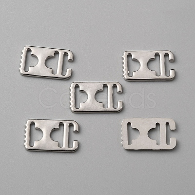 Zinc Alloy Ribbon Crimp Ends LS-DIY-WH0430-053P-1
