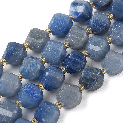 Natural Blue Aventurine Beads Strands G-U023-A04-01-1