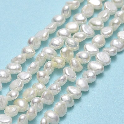 Natural Cultured Freshwater Pearl Beads Strands PEAR-A005-05A-01-1