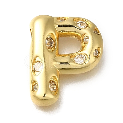 Brass with Cubic Zirconia Pendants KK-Q818-03P-G-1