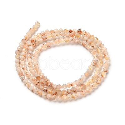 Heated Natural Citrine Beads Strands G-RM2025-05B-2mm-1