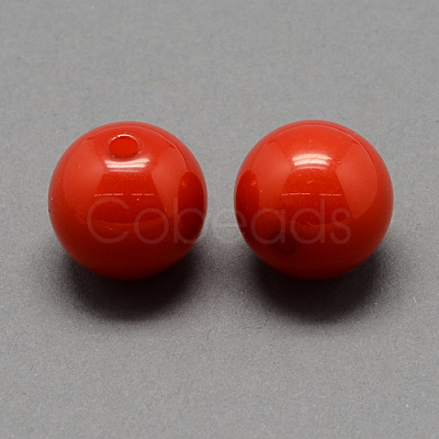 Imitation Jelly Acrylic Beads JACR-R001-8mm-04-1