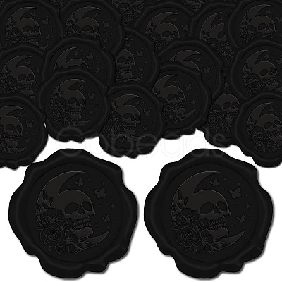 100pcs Adhesive Wax Seal Stickers DIY-CP0009-71C-1